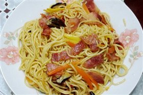 姜汁香菇炒面