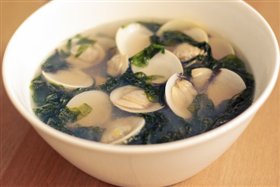 紫菜贝壳汤
