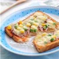 快手早餐之金枪鱼吐司的做法