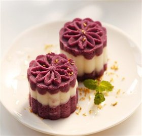紫薯山药糕