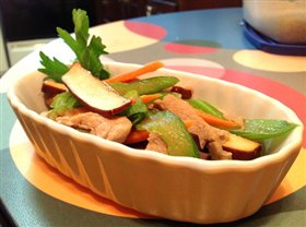 豆干芹菜炒肉【快手菜】【饭盒】