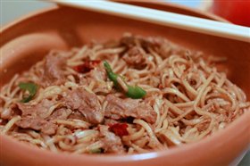 孜然牛肉炒面