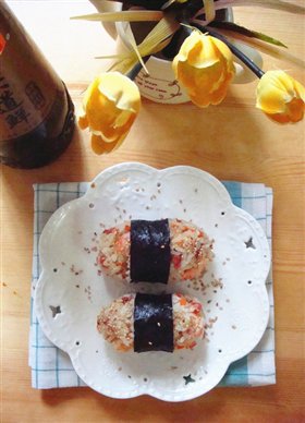 鲜虾饭团