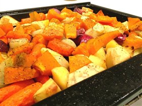 秋天烤根菜