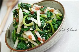 凉拌梅子山药菠菜