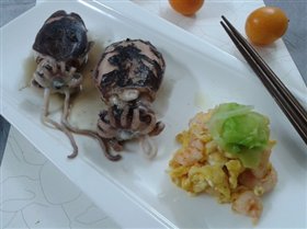 养颜营养墨鱼虾仁