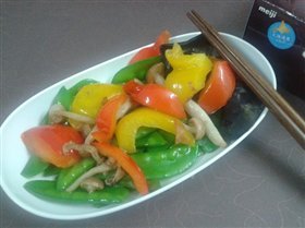 素食五彩菜