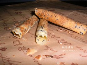 平底锅蛋卷/芝麻椰香蛋卷