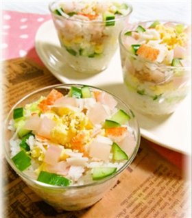 杯子散寿司 ——生姜(^O^☆?