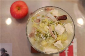 鸭架白菜豆腐豆豆汤