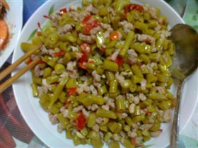 酸豆角肉沫
