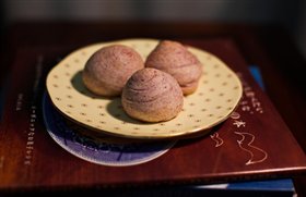 紫薯豆沙酥