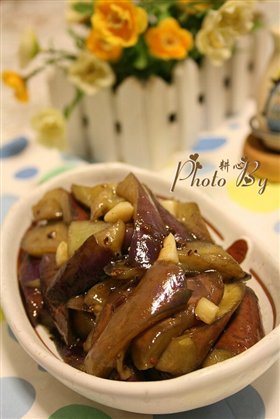 黑椒茄子