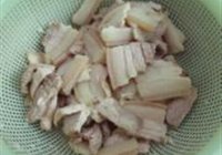 菜薹回锅肉的做法 步骤1