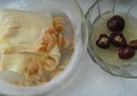 炸菠菜脯的做法 步骤2