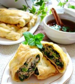 炸菠菜脯