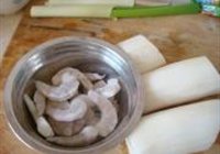 白萝卜烩虾仁的做法 步骤1