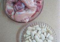 雪豆蹄花汤的做法 步骤1