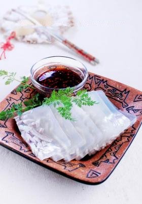 水晶肉皮冻