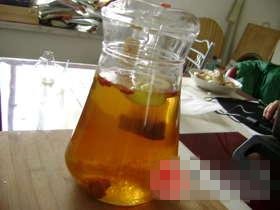 柠檬咸金桔柚子茶