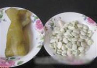 白卤瓜炒洋扁豆的做法 步骤1