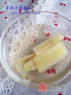 茅根马蹄糖水