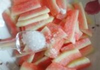 凉拌西瓜皮的做法 步骤6