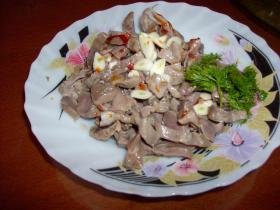 凉拌鸡胗
