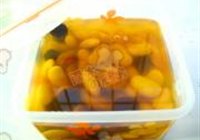 梅子浸雪豆的做法 步骤5