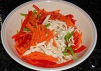 杏鲍菇拌蒜薹的做法 步骤11