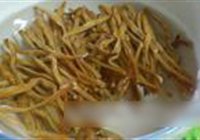 黄花菜草菇炒肉的做法 步骤1