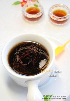 玉米须红糖茶