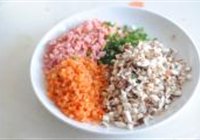 双色糯米烧麦的做法 步骤2