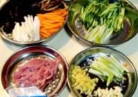 肉丝大拉皮的做法 步骤1