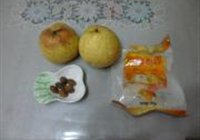 雪梨胖大海糖水的做法 步骤1
