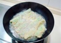 绣球锅塌菜卷的做法 步骤17