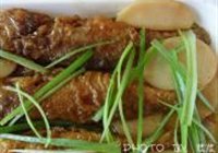 小黄鱼烧年糕的做法 步骤9