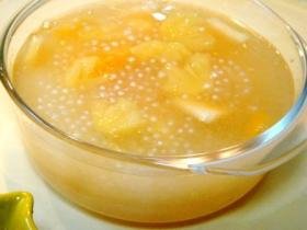 冰镇水果甘露粥