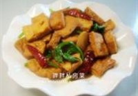 三杯豆腐的做法 步骤12