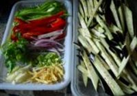 牛肉末炒茄丝的做法 步骤2