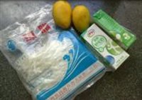 牛奶芒果布丁的做法 步骤1