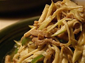 茭白肉丝