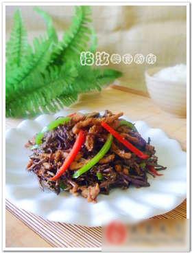 蕨菜肉丝