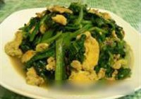 鸡蛋炒菠菜的做法 步骤7