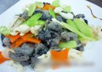白玉菇炒乌鸡片的做法 步骤12
