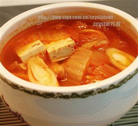 豆腐泡菜汤