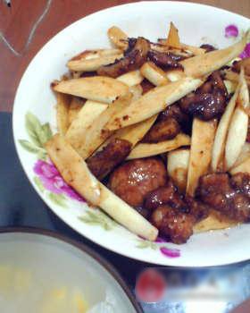 笋子炒肉