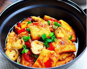 麻辣豆腐锅