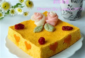 南瓜奶酪松糕