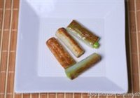葱烧黄豆牛蹄筋的做法 步骤4